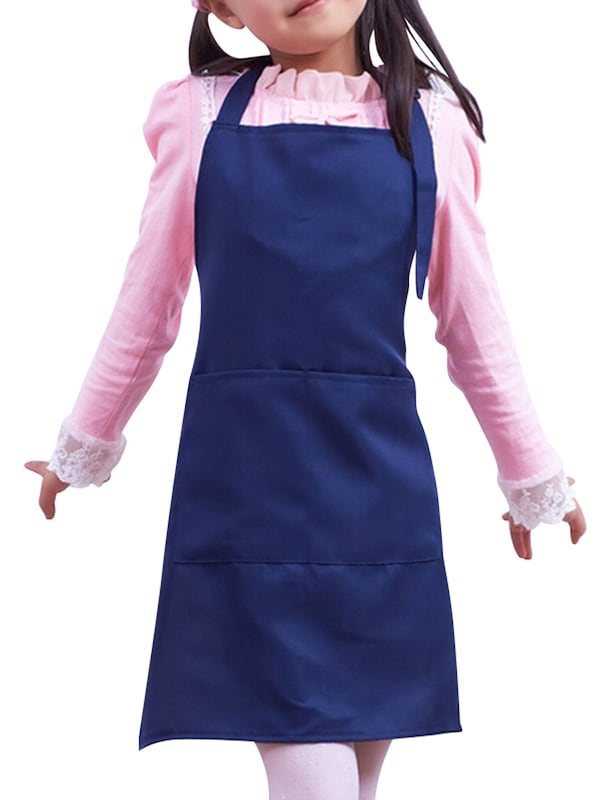 1-Piece Kitchen Cooking Painting Bib Kid's Apron - Image 3