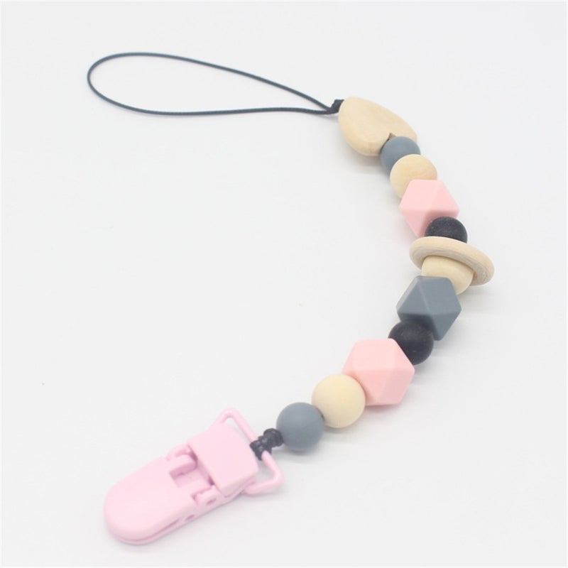 1-Piece Anti-Drop Baby Silicone Pacifier Chain Clip - Image 1