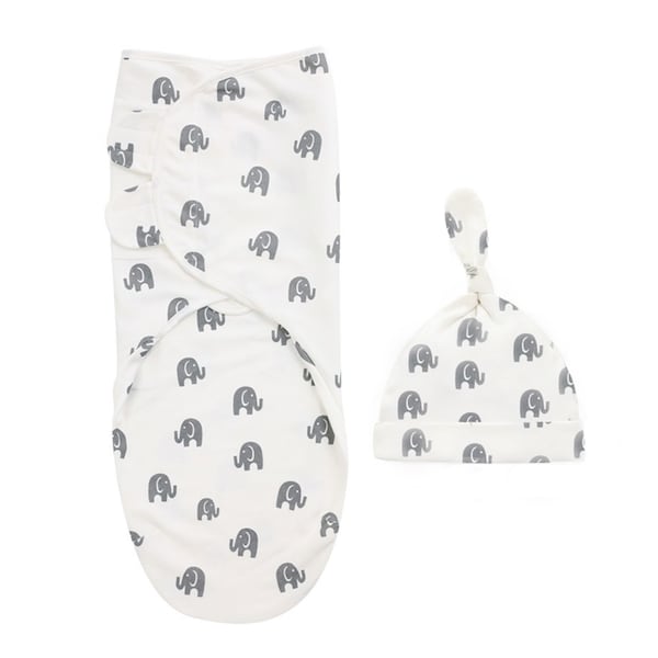 Generic 2-Piece Cute Cartoon Print Baby's Swaddling Set  - Image 3