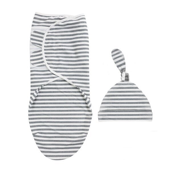 Generic 2-Piece Cute Cartoon Print Baby's Swaddling Set  - Image 4
