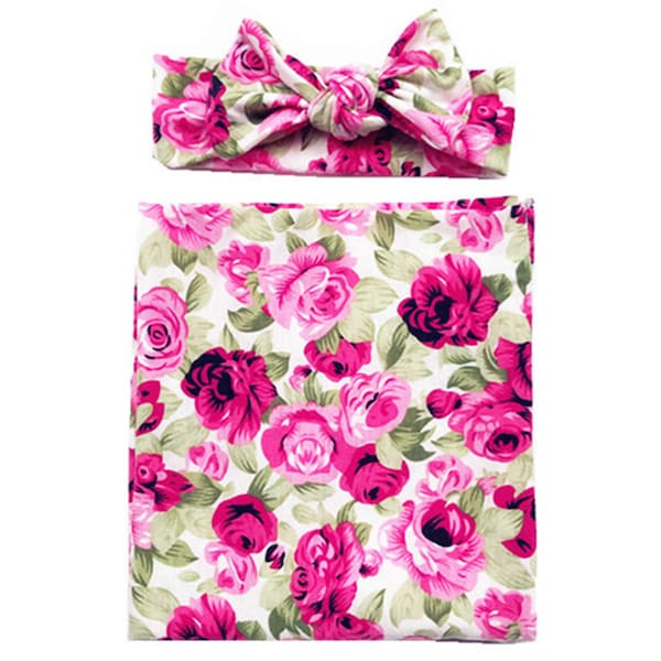 2-Piece Baby's Props Blanket Hairband Cloth Set - Image 2