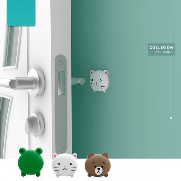 3-Piece Door Handle Guard Stopper Stickers Set - Image 2