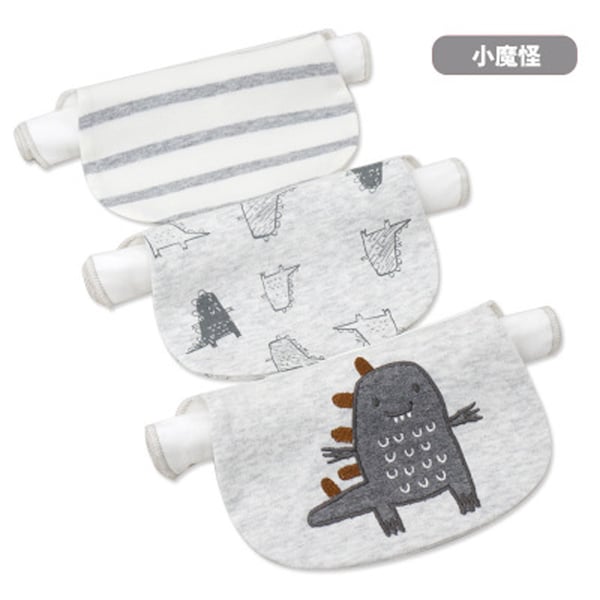 3-Piece Baby Bandana 100% Cotton Bibs Set - Image 3
