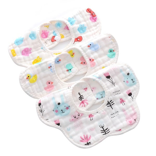 3-Piece Baby Burp Cloth Bib Set - v1607944421/N42964881A_2