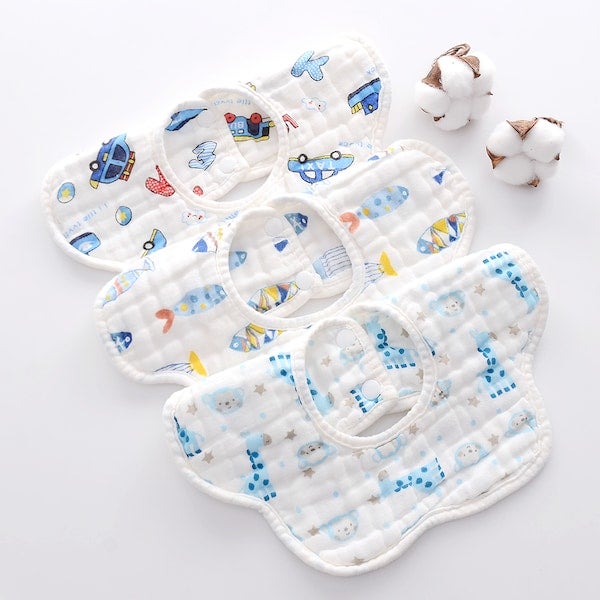 3-Piece Baby Burp Cloth Bib Set - v1607944421/N42964881A_3