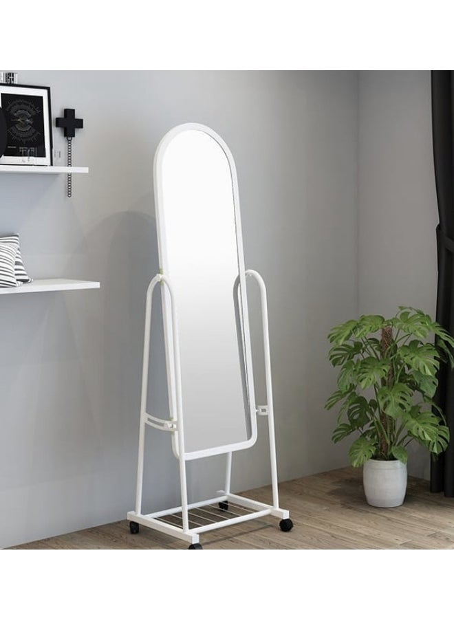 Roman Gifts Standing Mirror With Holder White 123*45*65cm  - Image 3