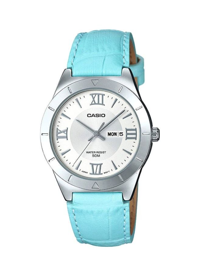 CASIO Women's Enticer Leather Analog Watch Ltp-1410L-7A2vdf - Image 1