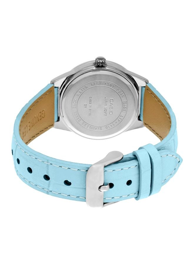 CASIO Women's Enticer Leather Analog Watch Ltp-1410L-7A2vdf - Image 2