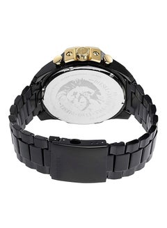 DIESEL Men's Mega Chief Round Shape Stainless Steel Chronograph Wrist Watch 51 mm - Black - DZ4485  - Image 3
