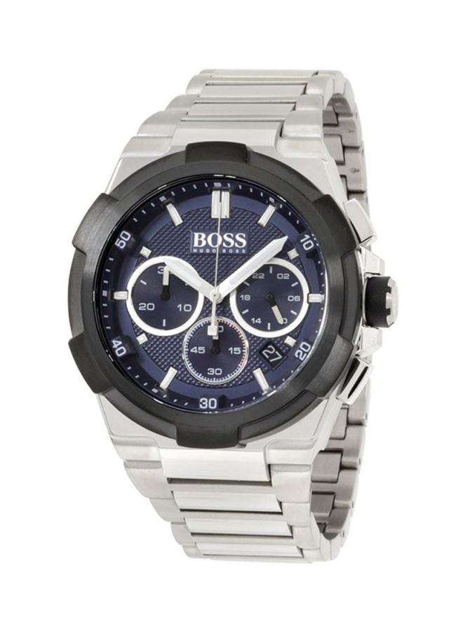 HUGO BOSS - Men's Supernova Stainless Steel Chronograph Watch 1513360 - Image 1