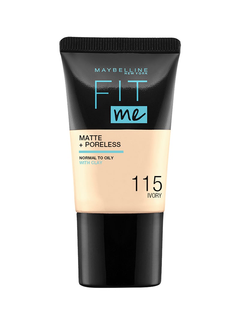 ميبلين نيويورك كريم أساس صغير فيت مي غير لامع ويخفي المسام 115 إيفوري - Image 1
