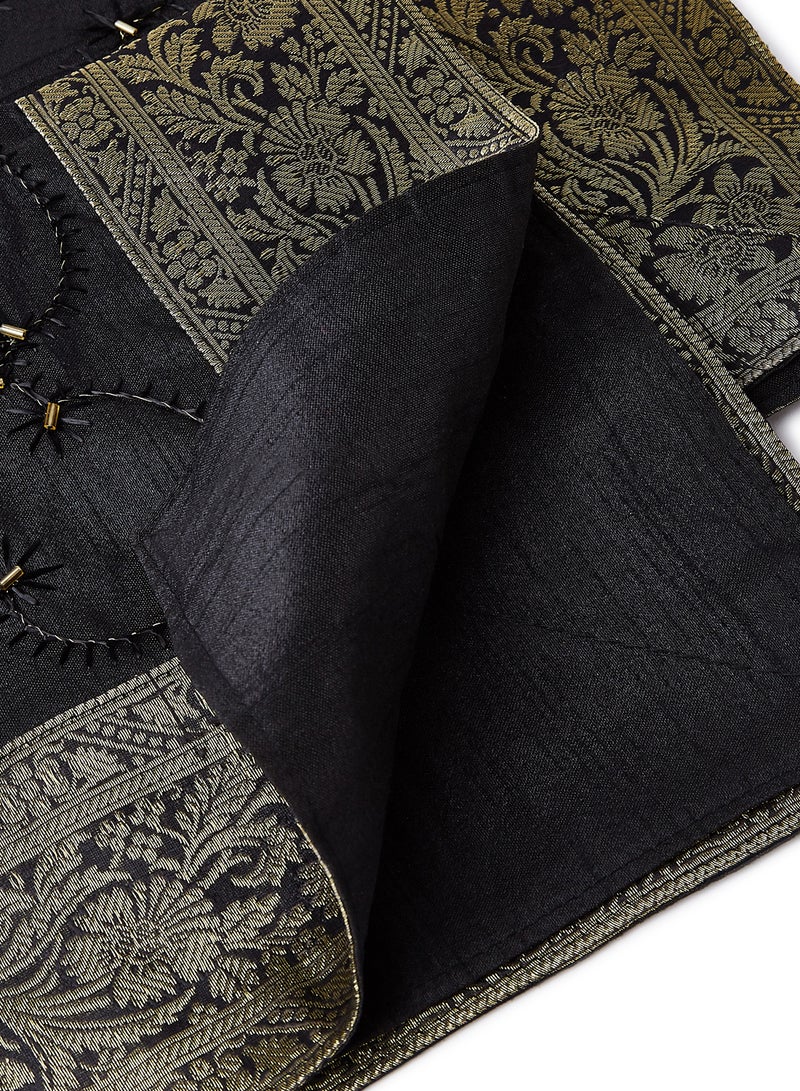 Ikras Table Cloth Set Black/Brown - Image 2