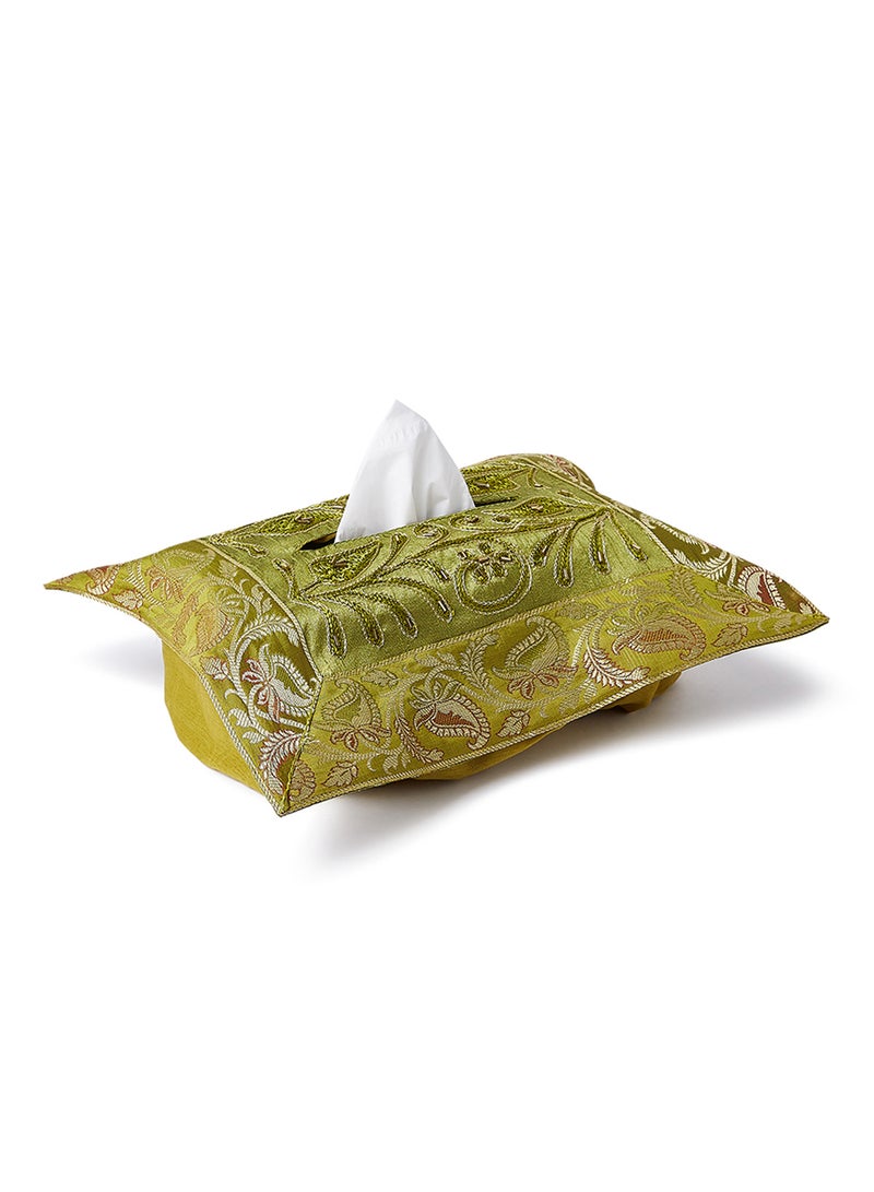 إيكراس طقم غطاء طاولة أخضر  - Image 3