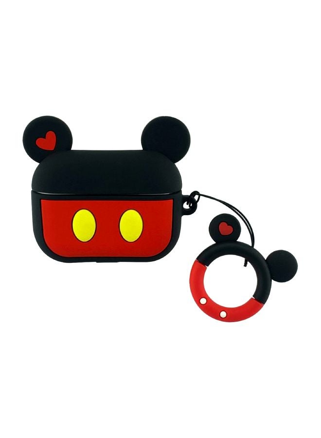 INEIX 3D Cartoon Printed Silicone Case For Apple AirPods  Pro Red/Black/Yellow  - Image 1