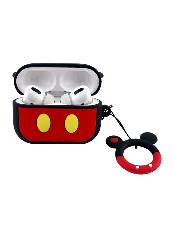 INEIX 3D Cartoon Printed Silicone Case For Apple AirPods  Pro Red/Black/Yellow  - Image 2