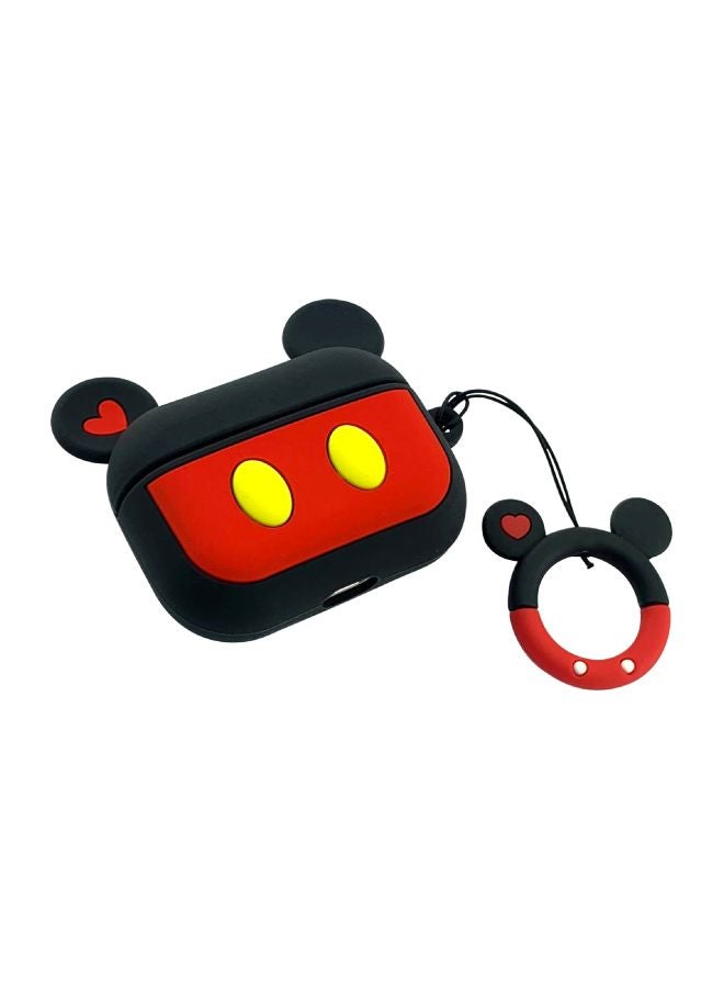 INEIX 3D Cartoon Printed Silicone Case For Apple AirPods  Pro Red/Black/Yellow  - Image 3