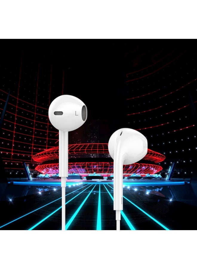 Totu - Glory Series Type-C Digital Wired Headset Compatible With iPad Pro, Macbook White - Image 1