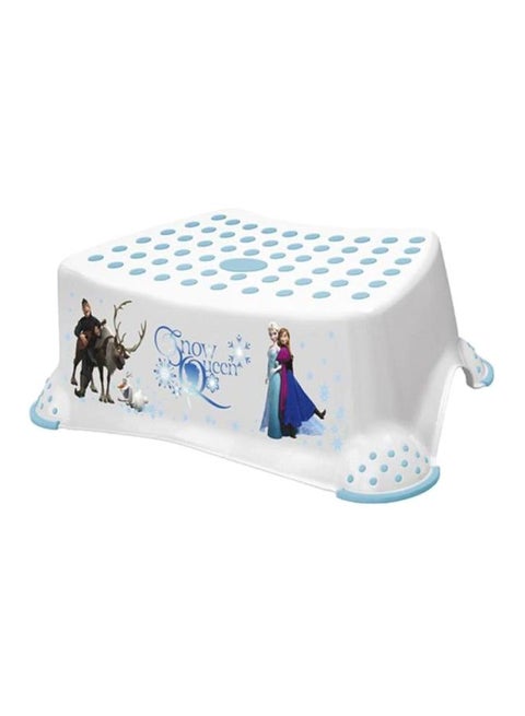 Frozen Anti-Slip Step Stool, 12-18 M - White/Blue