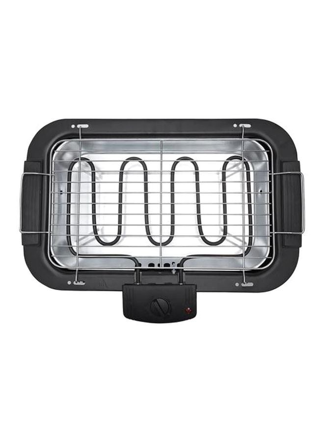 GEEPAS Electric Barbecue Grill - Table Grill, Auto-Thermostat Control with Overheat Protection - Space Saving, Detachable Heating Element - Ideal for BBQ Perfect for both Indoor & Outdoor cooking | 2 Years Warranty 2000 W GBG877 Black  - Image 3