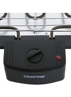 GEEPAS Electric Barbecue Grill - Table Grill, Auto-Thermostat Control with Overheat Protection - Space Saving, Detachable Heating Element - Ideal for BBQ Perfect for both Indoor & Outdoor cooking | 2 Years Warranty 2000 W GBG877 Black  - Image 5