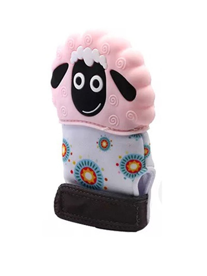 1-Piece Sheep Shaped Silicone Glove Baby's Pacifier - Image 1