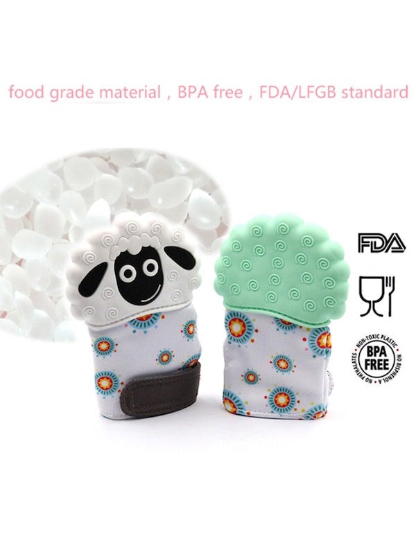 1-Piece Sheep Shaped Silicone Glove Baby's Pacifier - Image 5