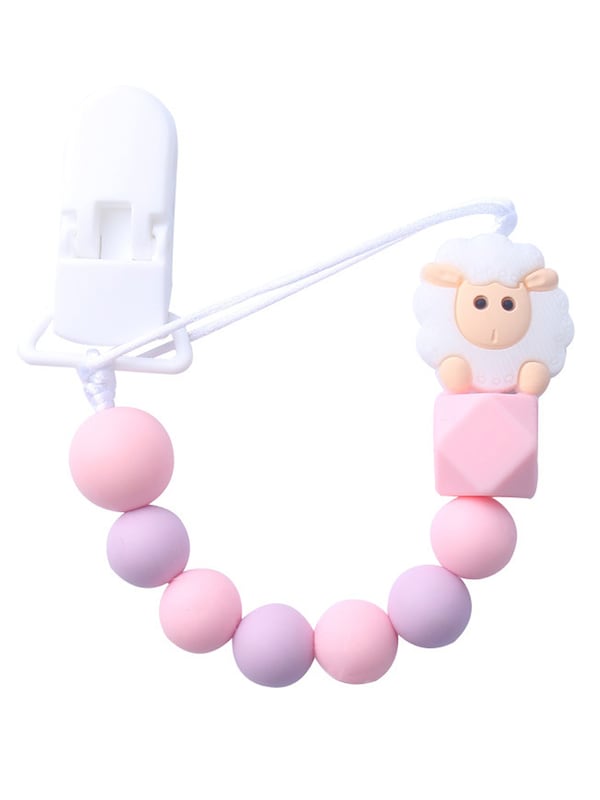 1-Piece Cartoon Sheep Designed Anti-Lost Pacifier Strap - Image 2