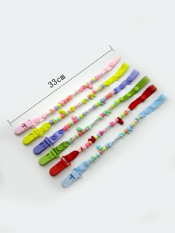 1-Piece Cute Cartoon Beads Pacifier Chain - Image 3