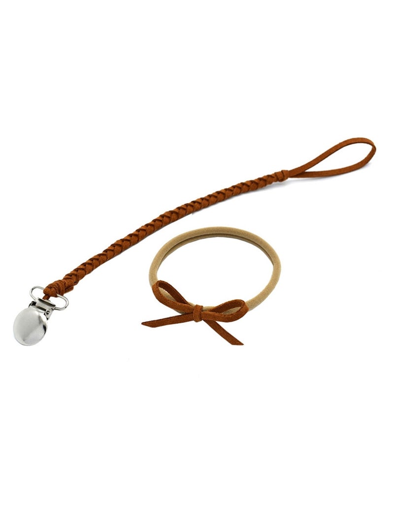 1-Piece Hairband And Eco-friendly Teether Clip Set - Image 1