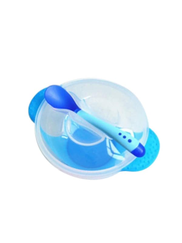 Child Feeding Bowl Lid With Spoon Sets
