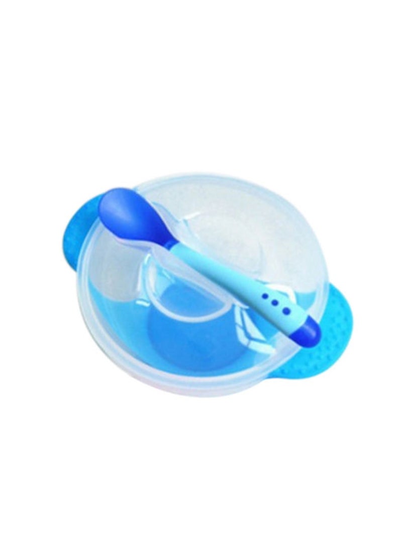 Child Feeding Bowl Lid With Spoon Sets  - Image 1