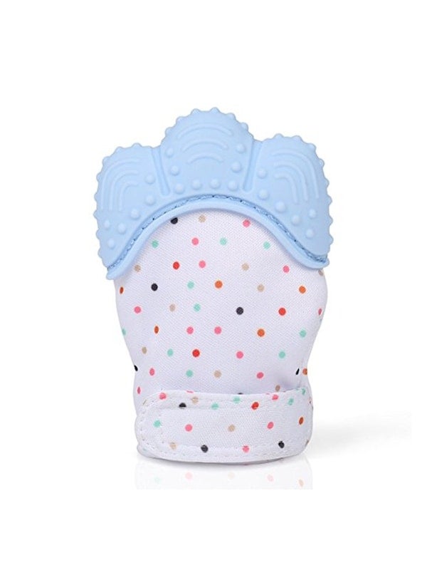 Generic - 1-Piece Baby's Glove Silicone Teether Sensory Crinkle Chew Toy Mitt 3M-18M Babies - Image 1