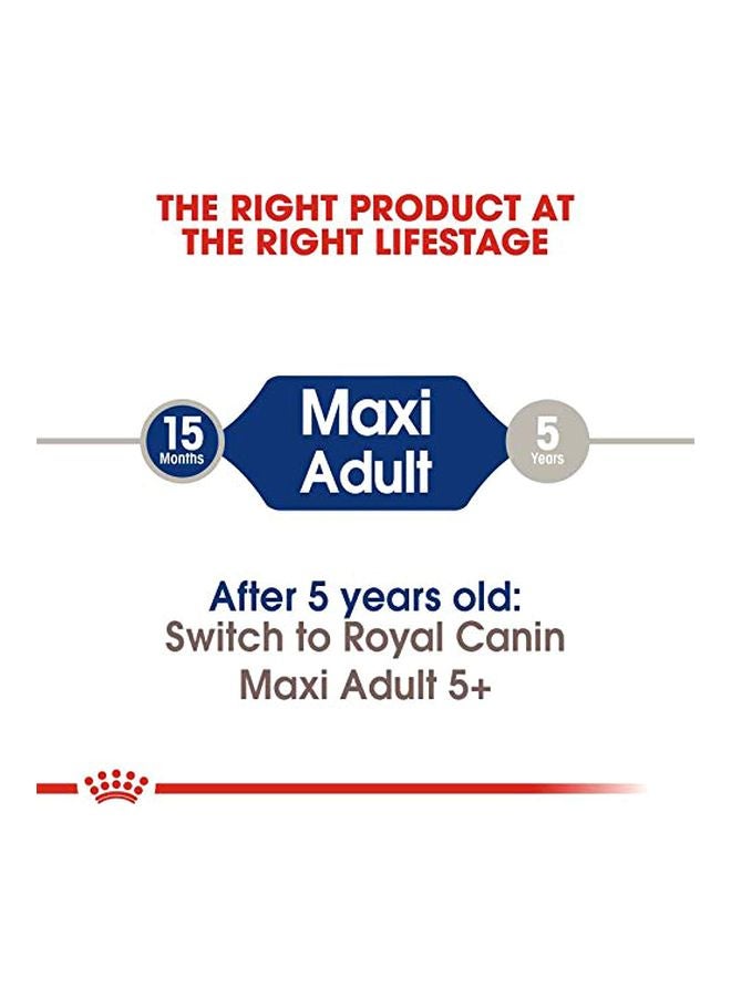 رويال كانين طعام الكلاب ماكسي للكلاب الكبيرة 4كيلوجرام - Image 4