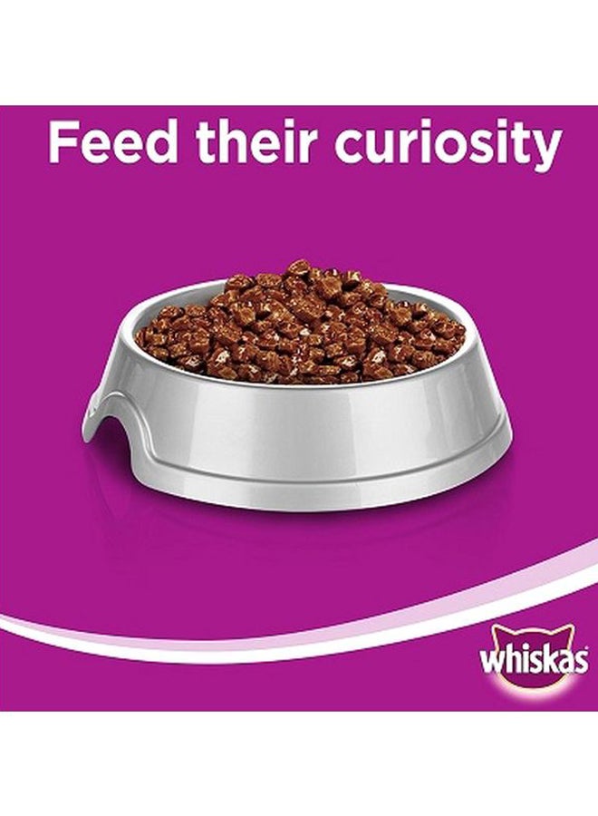 ويسكاس لحم البقر المفروم طعام القط 400جرام - Image 2