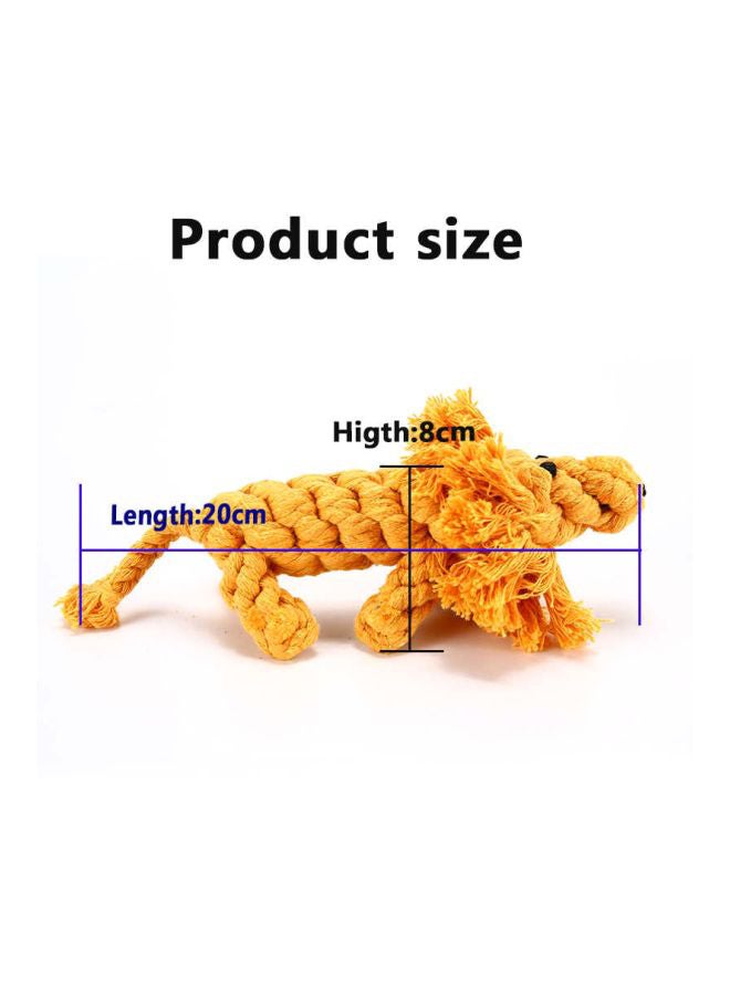 بيوينتي لعبة مضغ على شكل أسد للكلاب أصفر 20x8سم - Image 5