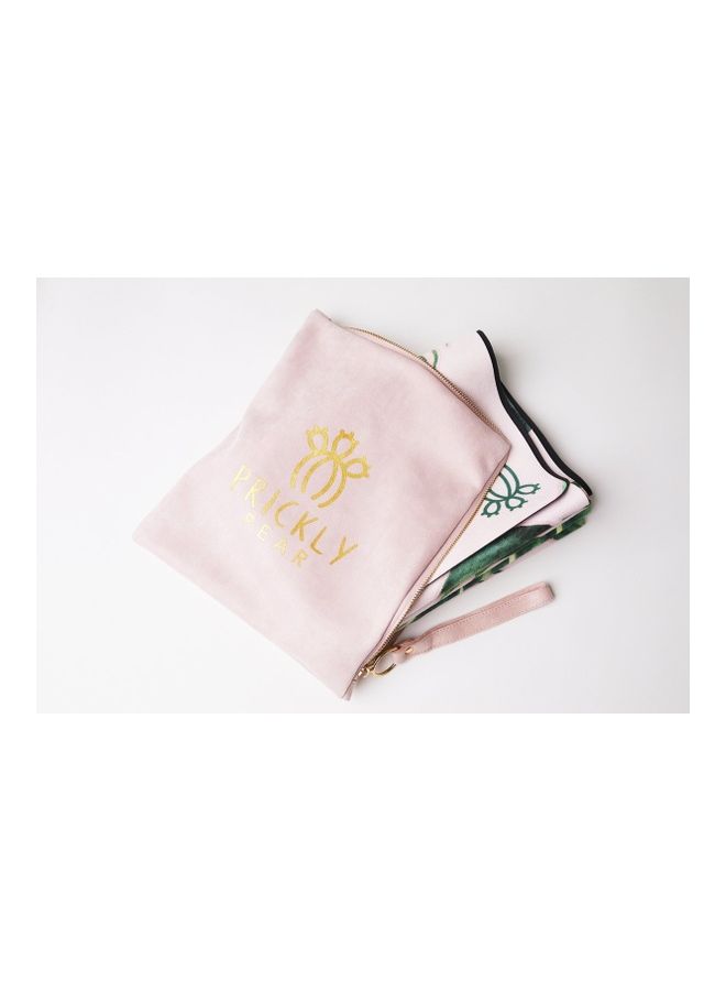 بريكلي بير بساط يوغا مناسب للسفر مزين بالزهور 182سم - Image 2