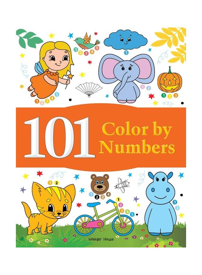 101 Color By Numbers Fun Activity Book Paperback English by Wonder House Books - 38544  - Image 1