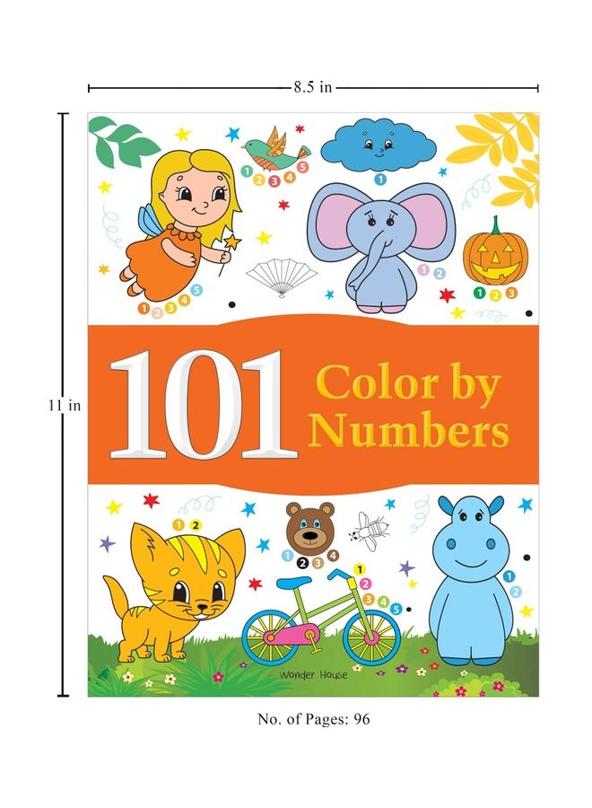 101 Color By Numbers Fun Activity Book Paperback English by Wonder House Books - 38544  - Image 3