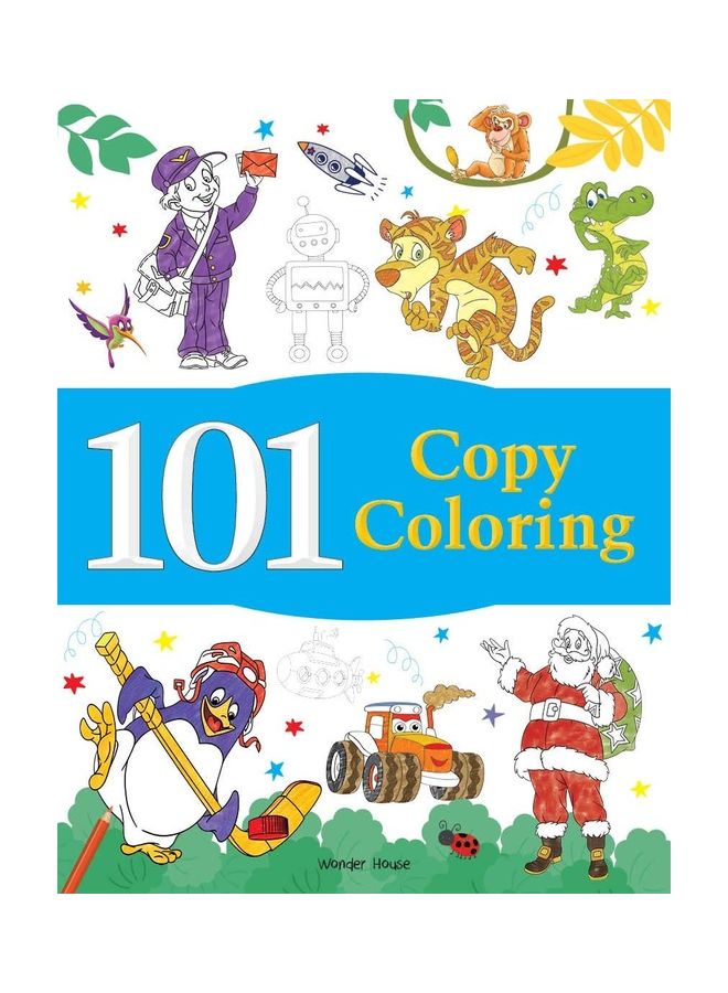 101 Copy Coloring Fun Activity Book Paperback English by Wonder House Books - 38544  - Image 1