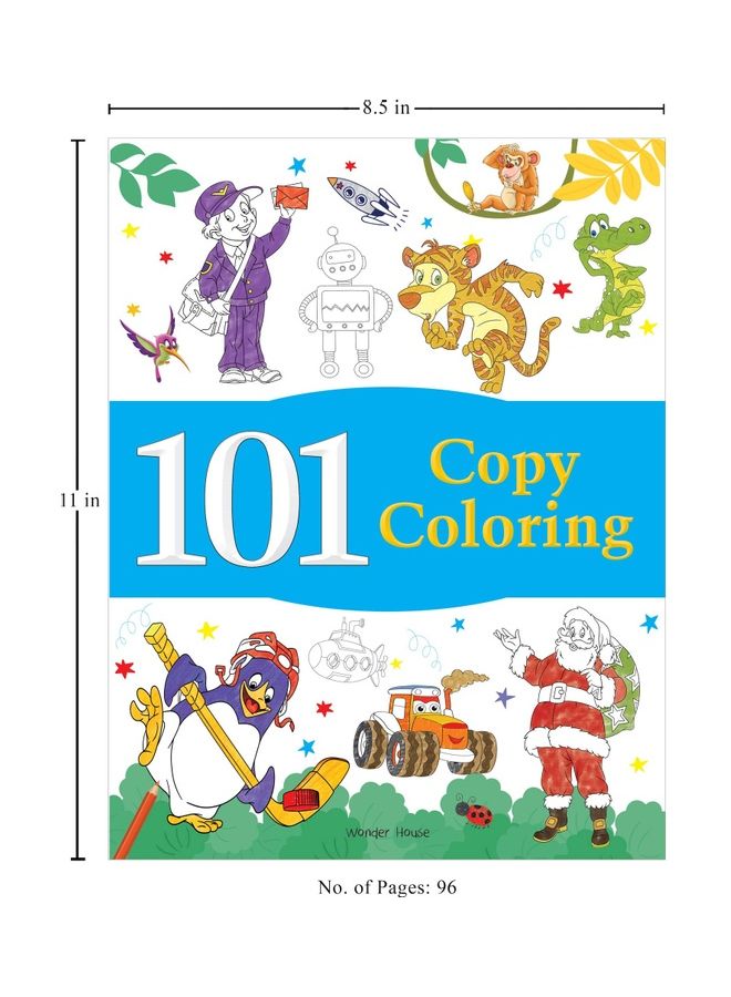101 Copy Coloring Fun Activity Book Paperback English by Wonder House Books - 38544  - Image 2