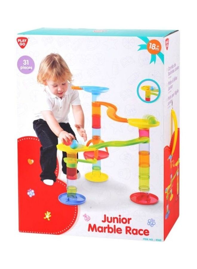PLAYGO 31-Piece Junior Marble Race Run