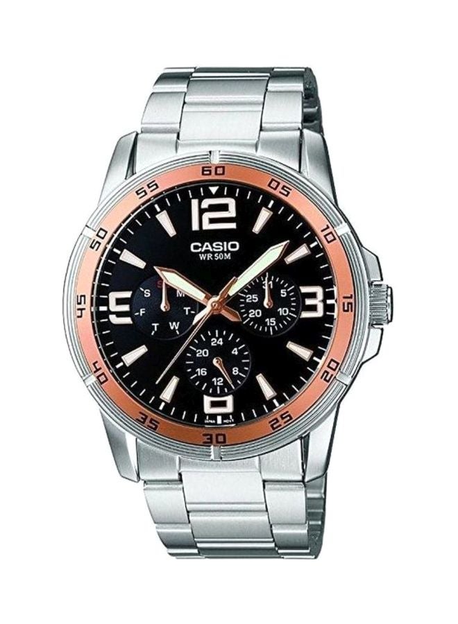 CASIO Men's Classic Water Resistant Analog Watch Mtp1299d-1Av - Image 1