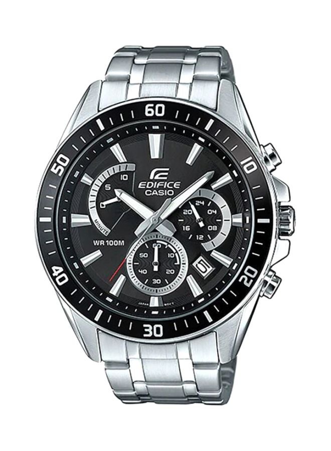 CASIO Men's Stainless Steel Chronograph Watch EFR552D-1A - Image 1