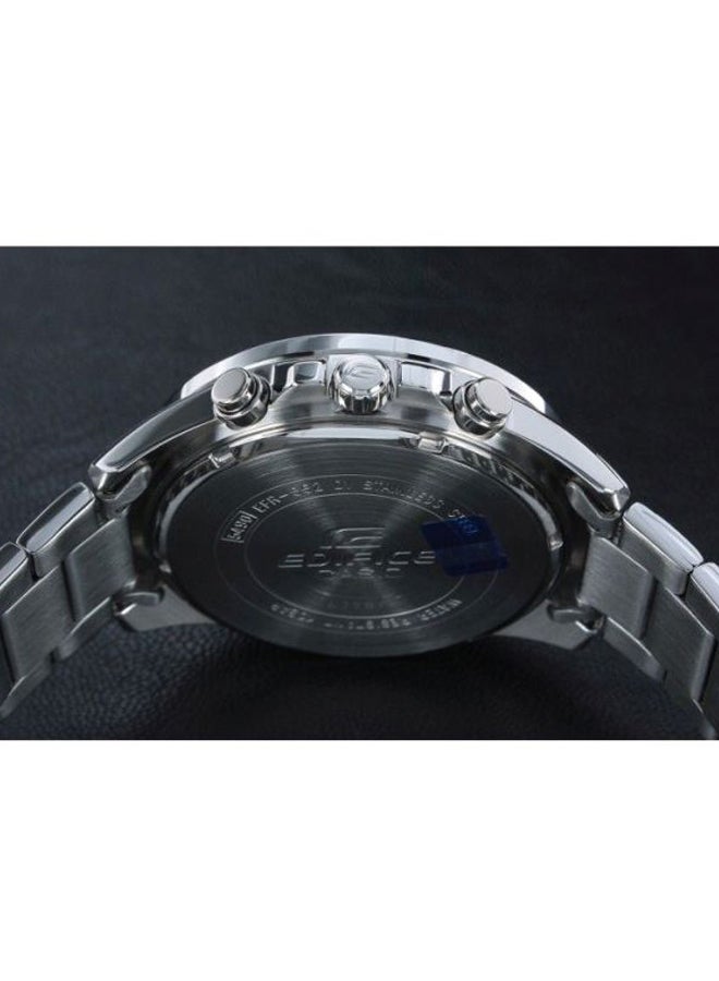 CASIO Men's Stainless Steel Chronograph Watch EFR552D-1A - Image 5