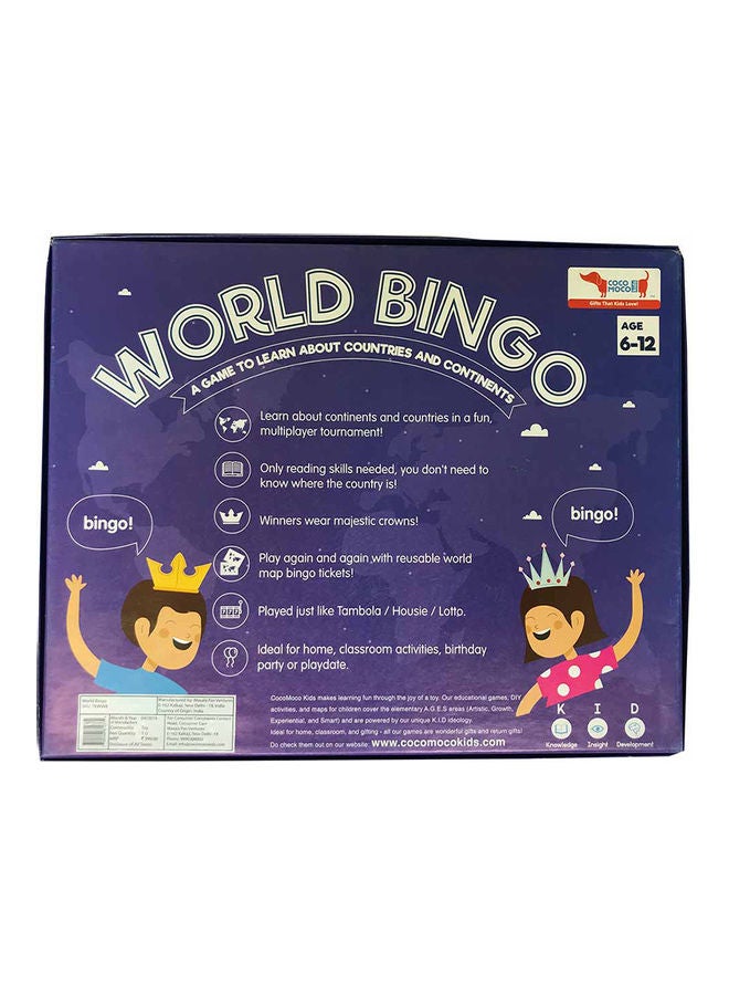 COCOMOCO KIDS - World Bingo Geography Educational Game - Image 1