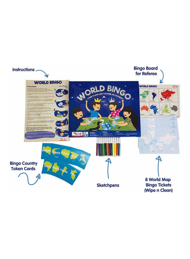 COCOMOCO KIDS - World Bingo Geography Educational Game - Image 1