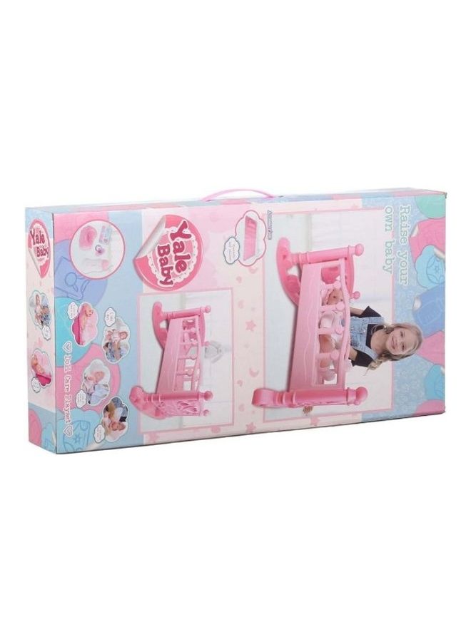 Yale 6-Pieces Drink And Wet Baby Doll With Bed Pillow Set - Image 2