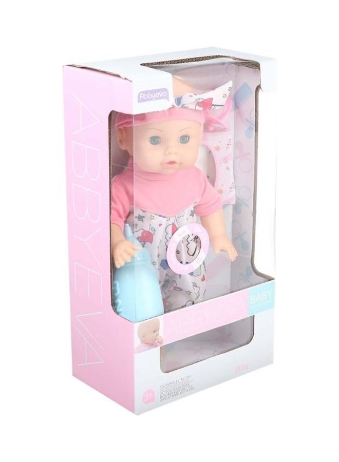 ABBYEVA Girl Baby Born Play Doll with Accessories - Image 1
