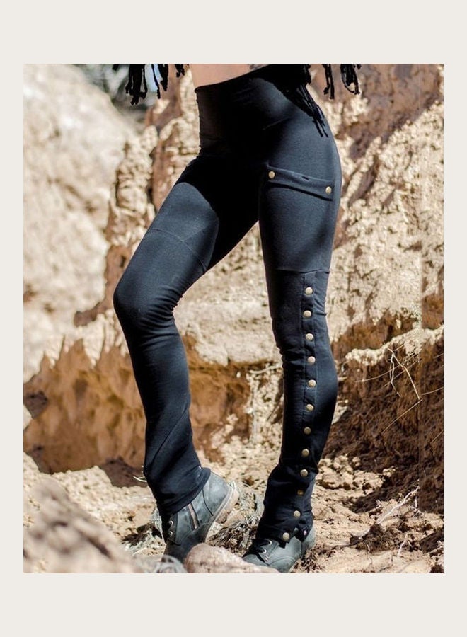 Long Pencil Pants Black  - Image 2