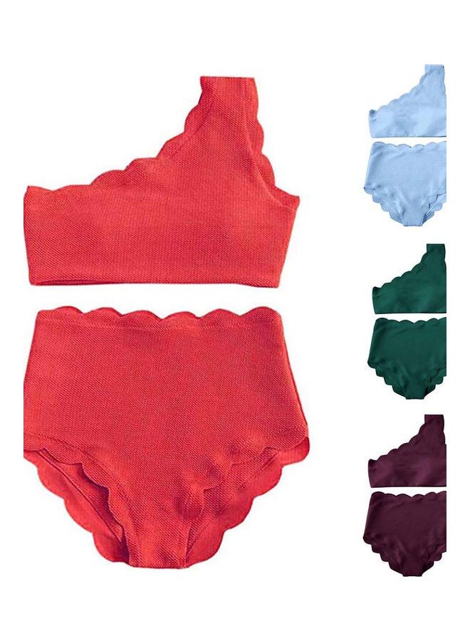 2-Piece Of Fashion Swim Suit Blue - Image 2